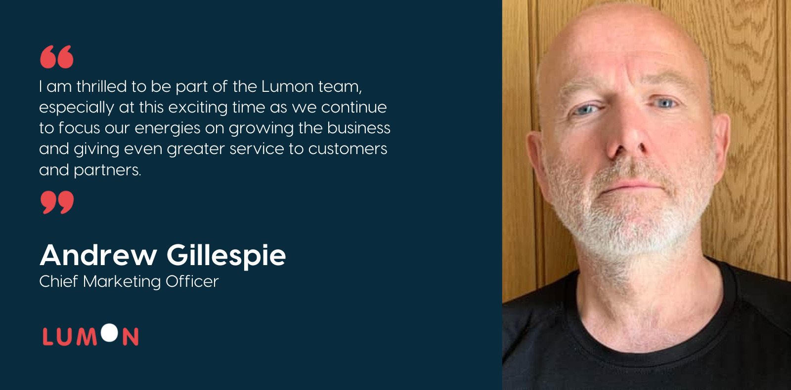 Lumon welcomes new CMO, Andrew Gillespie 